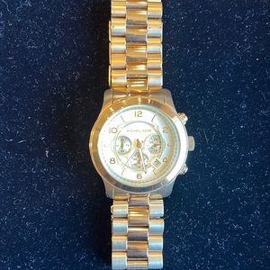 Vintage Michael Kors Gold Watch!